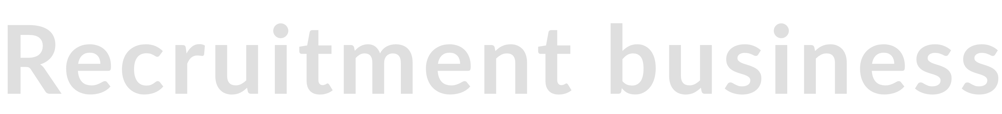Recruitment business